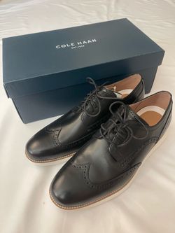 Cole Haan Original Grand Wingtip Oxford Shoes Footwear Leather Lace Up 11.5
