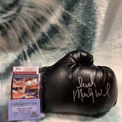 “Irish” Mickey Ward Autographed Boxing Glove W/Case
