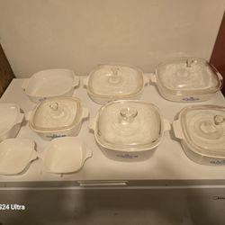14 Piece Corningware Cooking Dishes.
