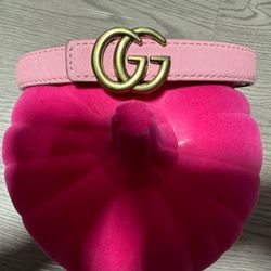 Gucci Pink Girls Belt