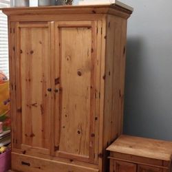 Armoire and End Table