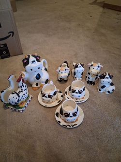 Cow glassware