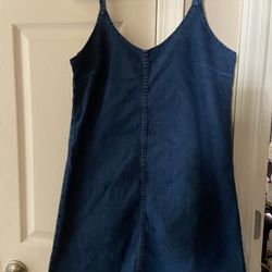 Women Large Denim Dress 