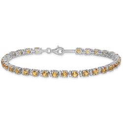 Sterling Silver Citrine Bracelet