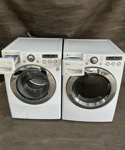 LG Washer And Electric Dryer Laundry Set