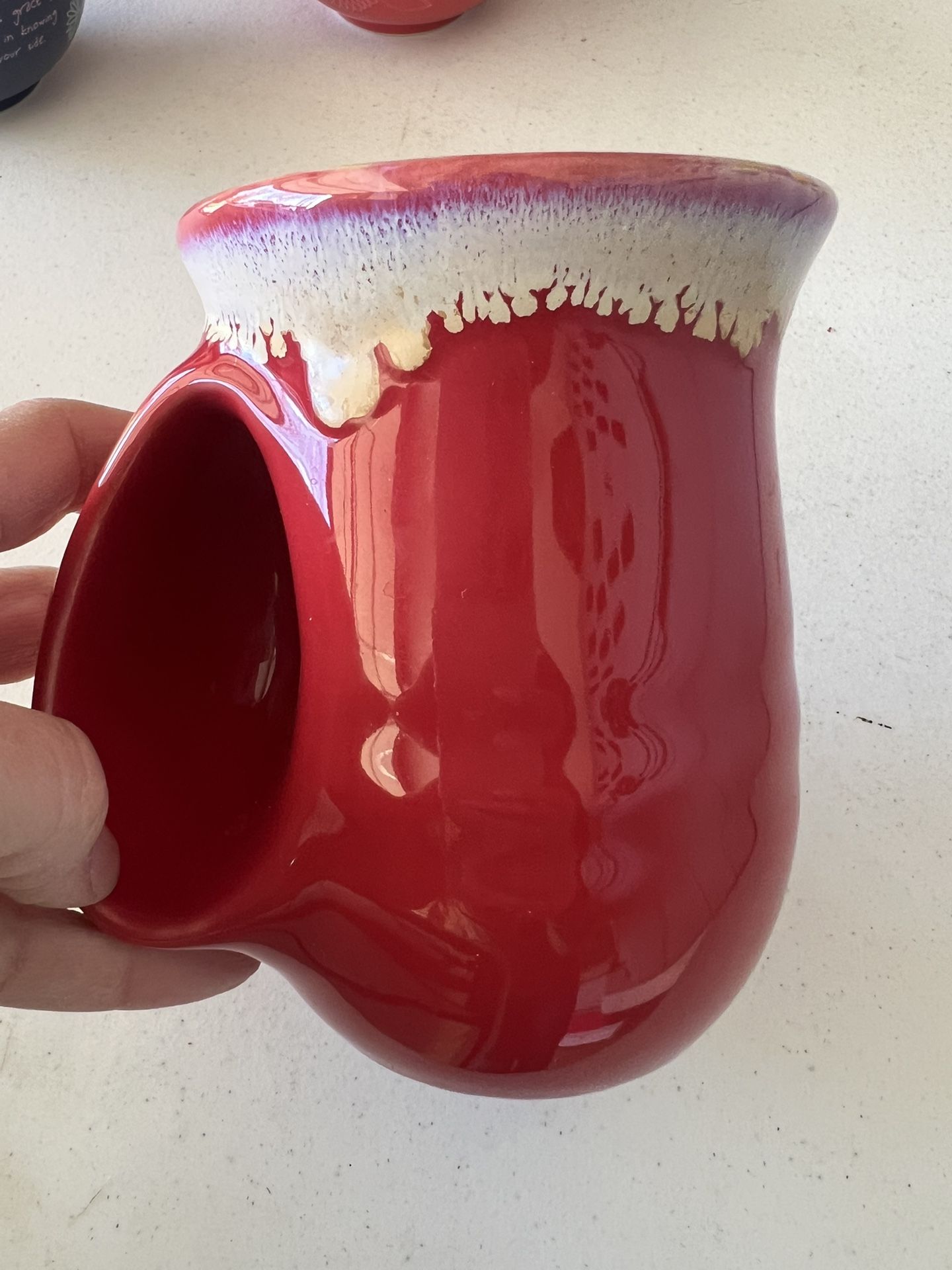 LTD Ceramic Drinking Glass, Mug, Red