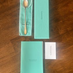 Tiffany & Co. sterling silver iced tea spoon or long parfait spoon
