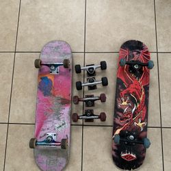 Skateboards And Trucks 
