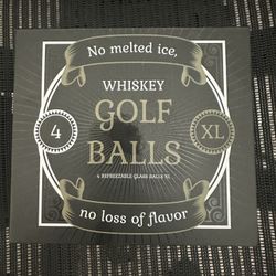 Freezable Golf balls For beverage/whisky cooler 