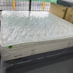 KING SIZE KING KOIL NATURAL COLLECTION (ULTRA-FIRM) MATTRESS & BOX SPRINGS BED SET