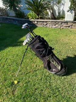 Very Gd. Cond Starter 15 Complete Golf Club Set W/ Bag