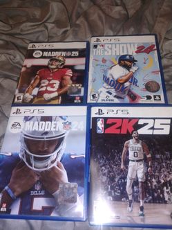 Ps5 games good condition 15$ each or 50$ for all