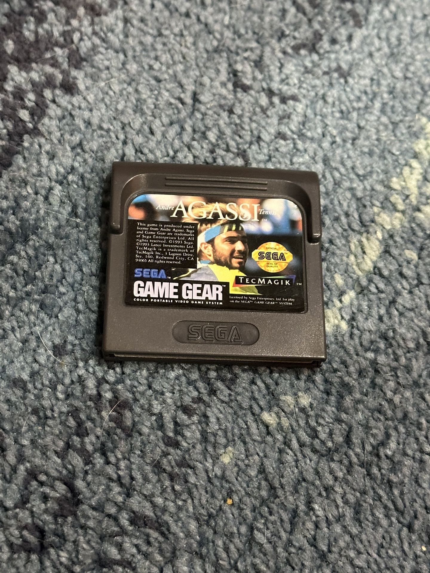 Andre Agassi Tennis Sega Game Gear