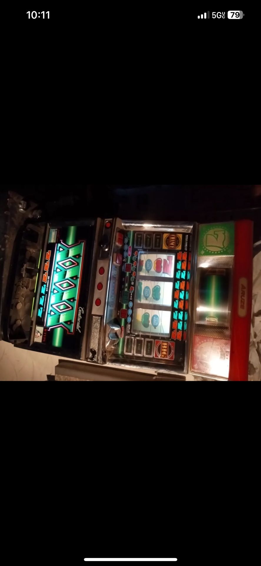 Japanese-made Aruze Bmax Skill-Stop Token Pachislo Slot Machine