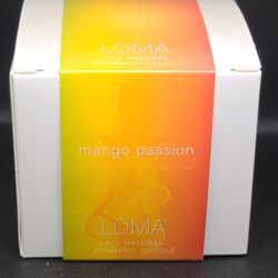 Loma Mango Passion Candle All Batural Aromatic Candle 