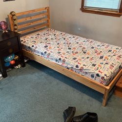 Twin Bed Wooden Frame