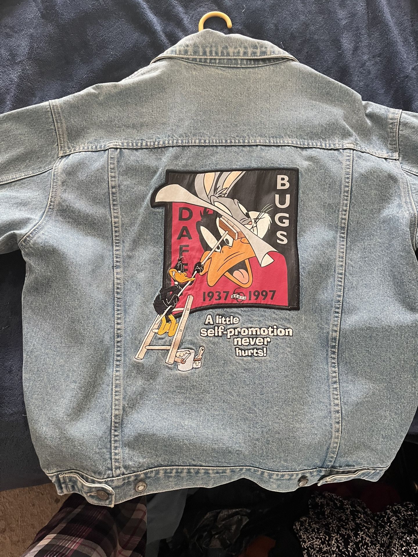 Authentic Warner Bros Daffy Duck limited edition Denim jacket