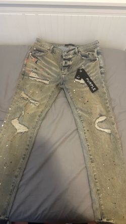 Purple jeans