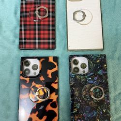 FLAUNT square cases with Ringstand/Holder For IPhone 13 Pro Max