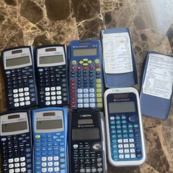 Texas Instruments Calculator Lot 