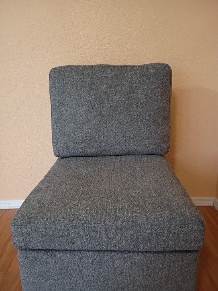 Gray Upholstered Chair