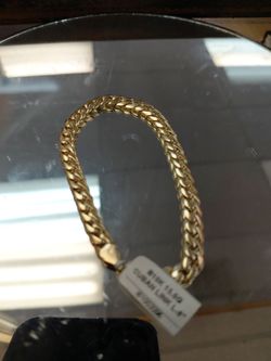 10k gold cuban bracelet