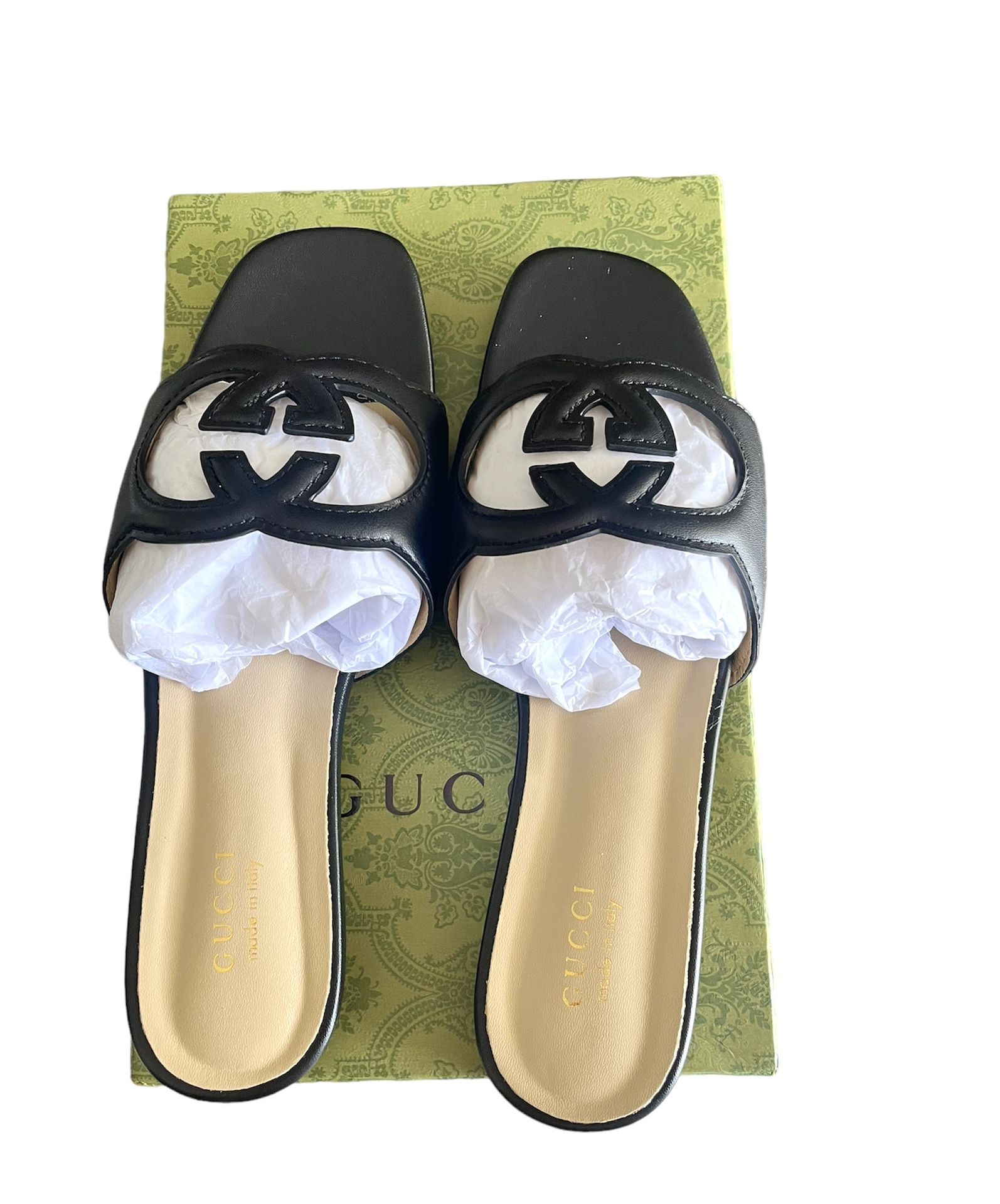 GG Sandals Black