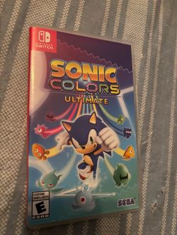 Sonic colors Nintendo switch game