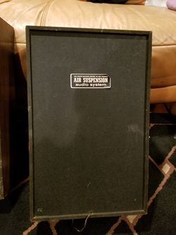 1970's Vintage Air Suspension System Speakers for Sale in