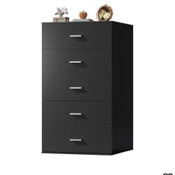 Black Tall Dresser