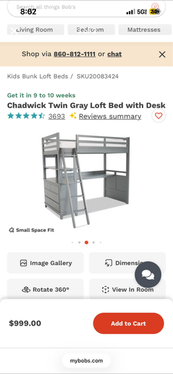 Bob furniture loft bed