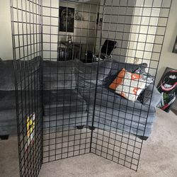 Metal Guard Rails. 