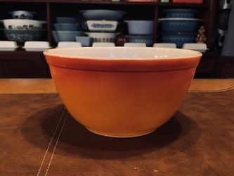 Vintage Pyrex Flameglo Mixing Bowl 