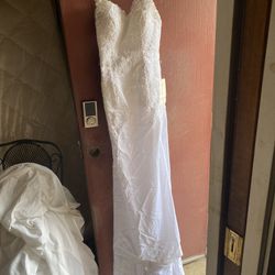 Wedding Dress And Shoes