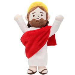 Jesús Christ Plushie Doll With White & Red Robe