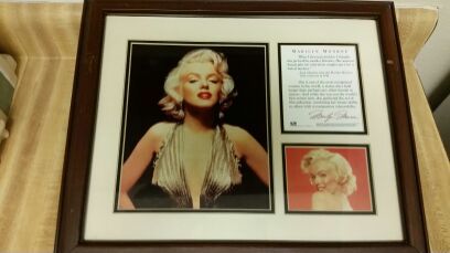 Marilyn Monroe framed lithograph