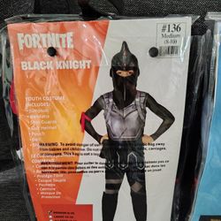 Fortnite Black Knight Costume For Kids Size Medium 8-10