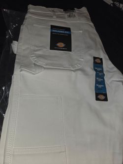 Mens dickies white pants