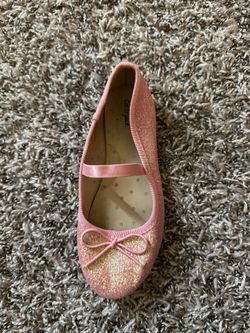 Little Girls Pink Sparkly Shoes
