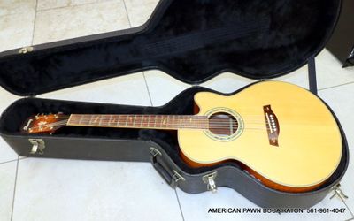 Ibanez AEL50SERLV1201 Acoustic-Electric Guitar with Hardshell Case Used