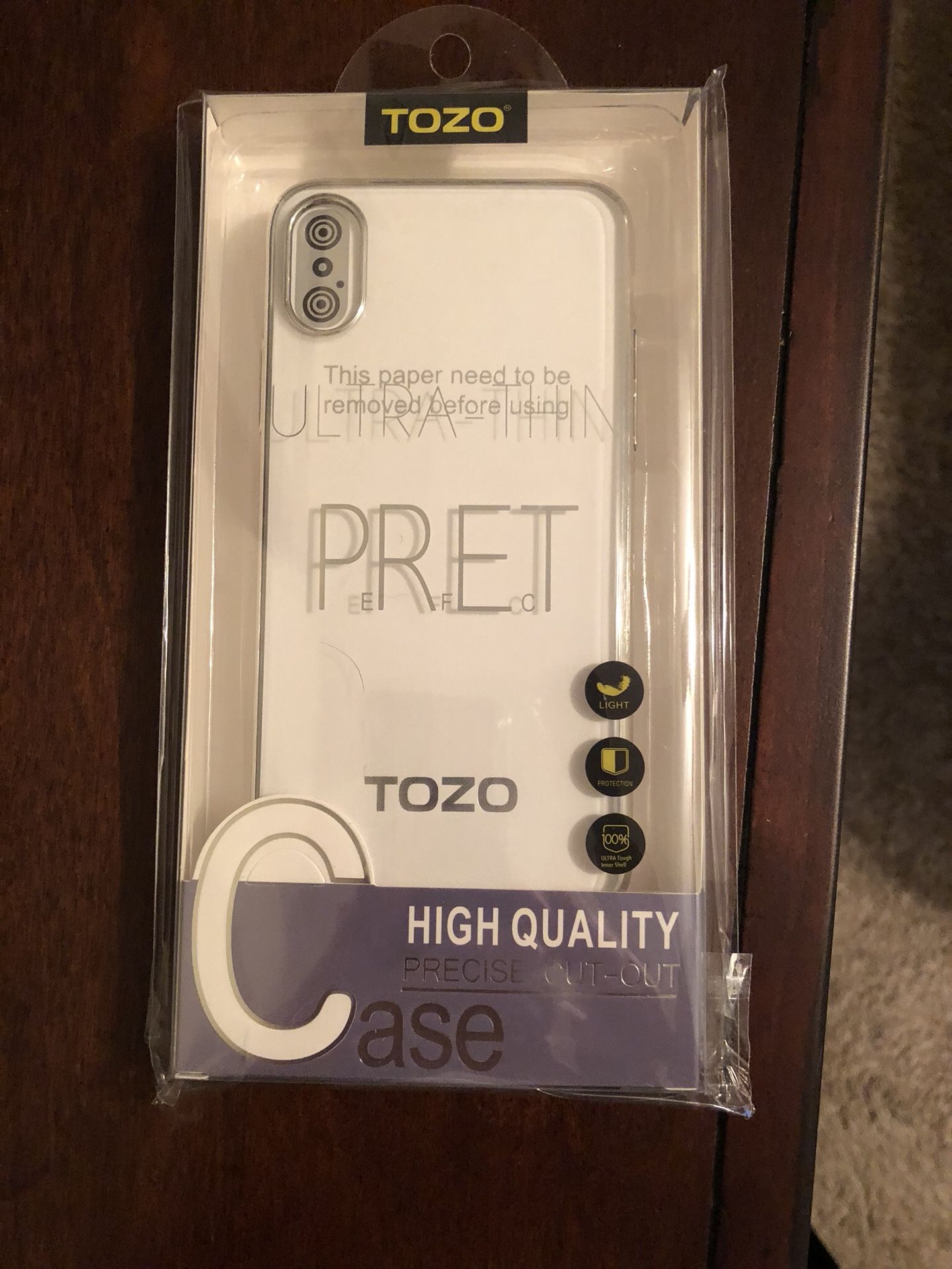 IPhone X case clear