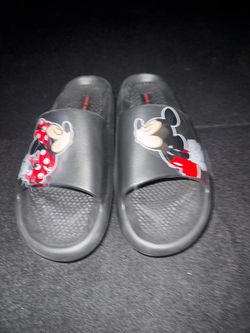 Disney Mickey & Minnie Mouse Slide Sandals size 10