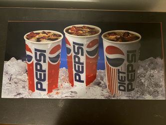 Classic Pepsi Vending Machine Sign/Insert