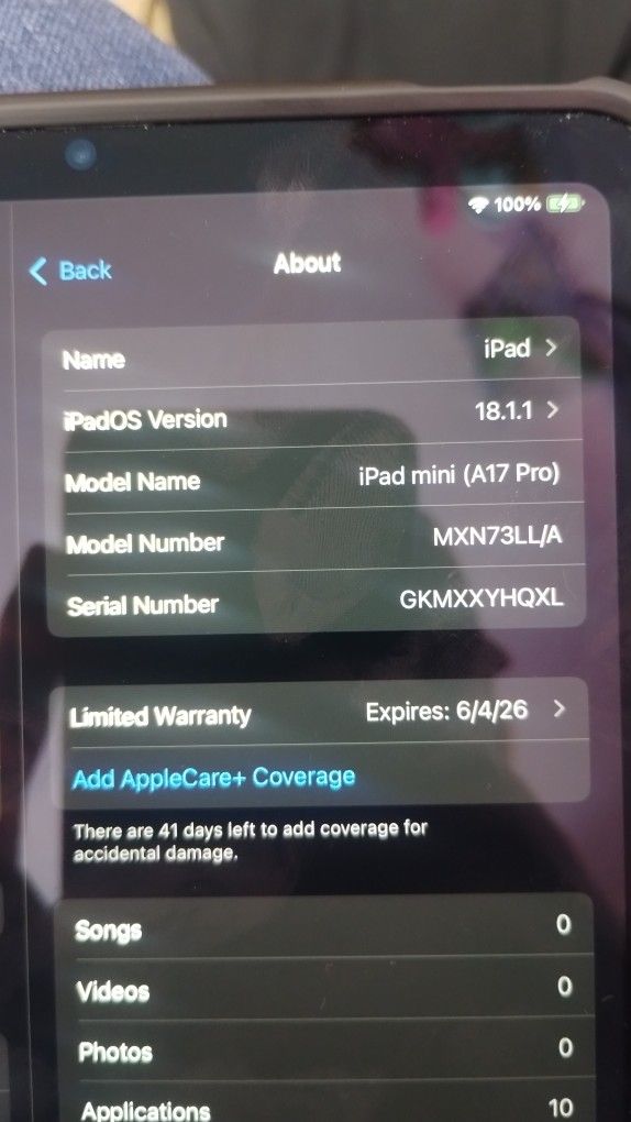 Apple iPad Mini A17 Pro