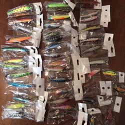 Lot of 44 Fishing Lures