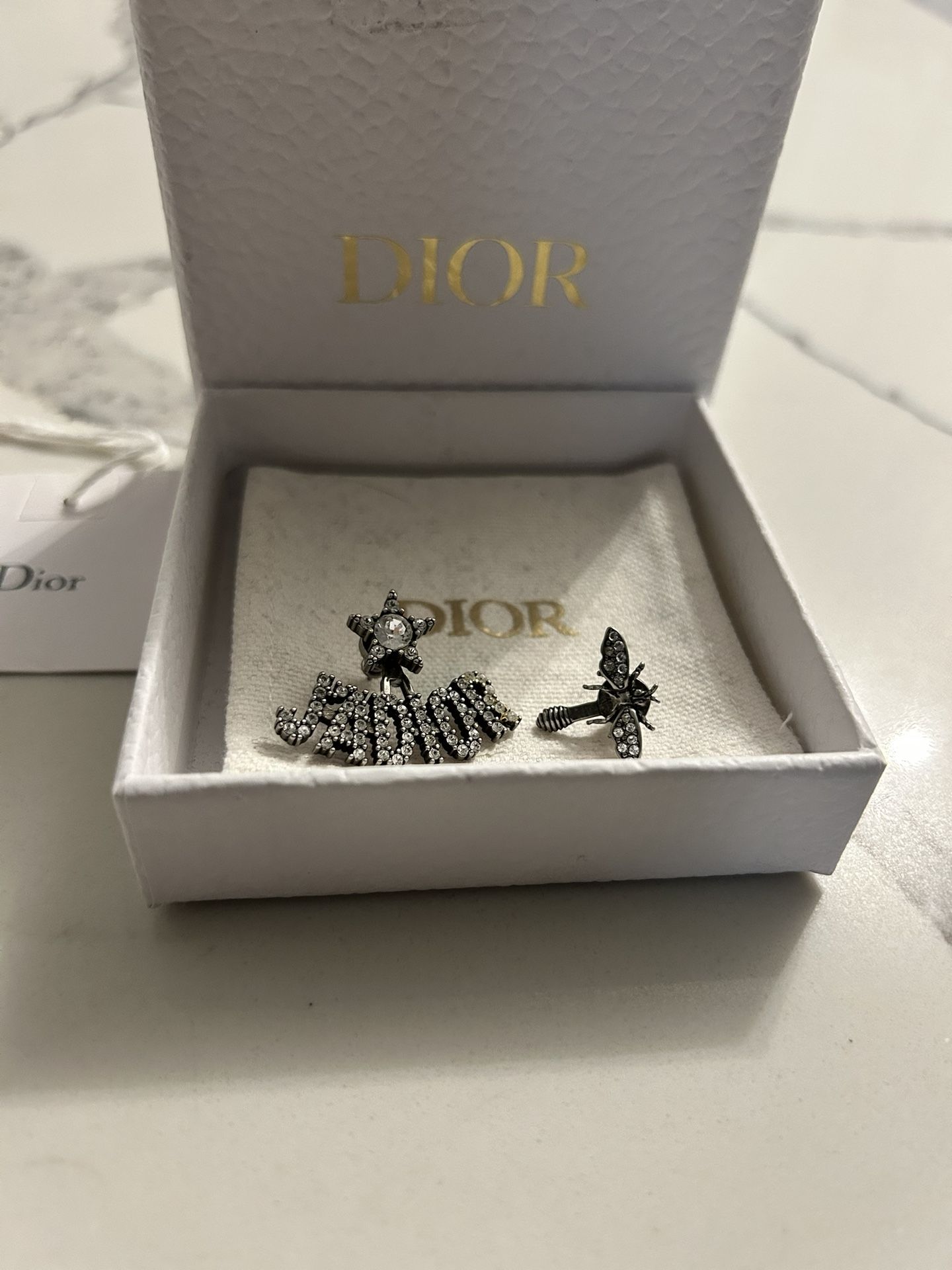 Authentic Christian Dior Earrings  Shoes