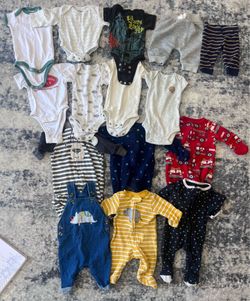 Boys Newborn Clothing Lot