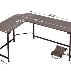 L- shaped Computer Table