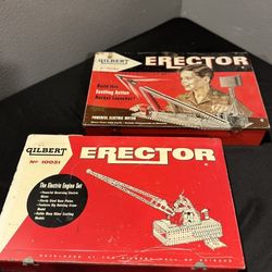 VINTAGE GILBERTS ERECTOR SETS LOT of 2