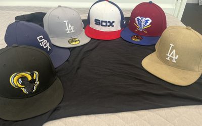 Semi New And Used New Era Fitted Hats All Size 7
